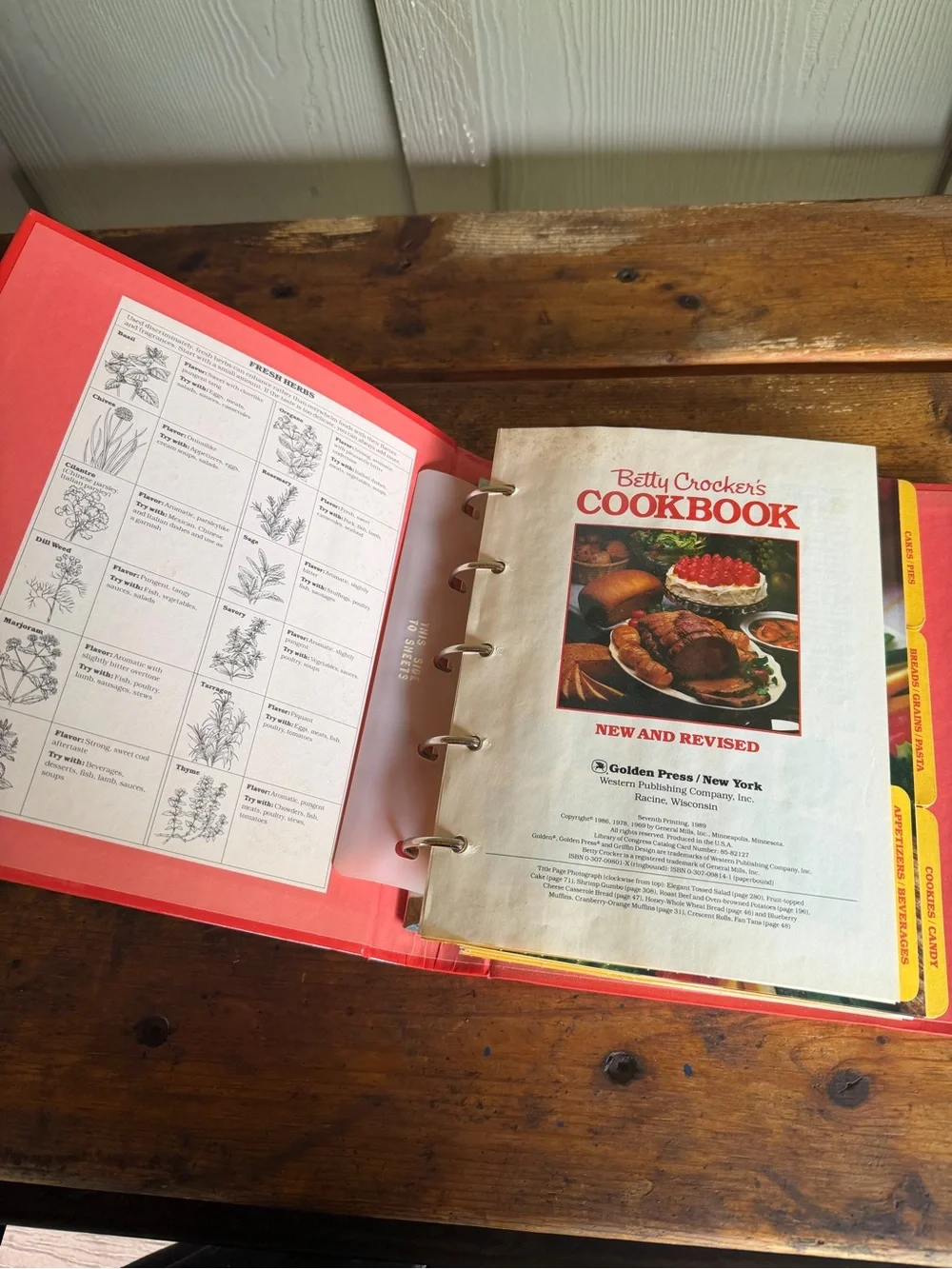 Betty Crocker’s Cookbook – New & Revised 1989